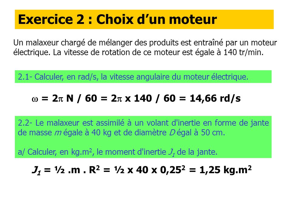 Exercices De Dynamique De Rotation Ppt Video Online T L Charger